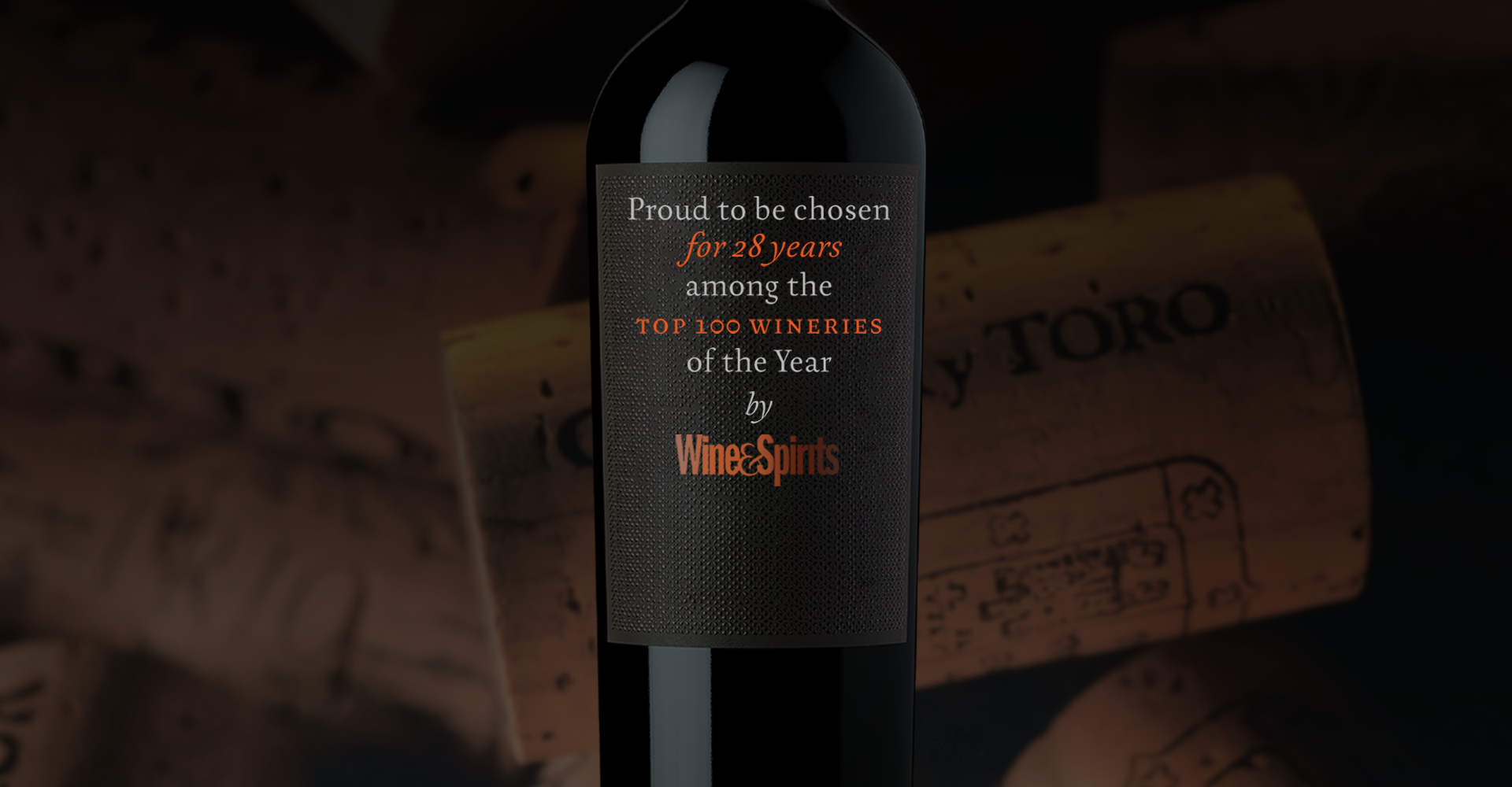 Concha y Toro is once again included in Wine & Spirits Top 100 Wineries of the Year