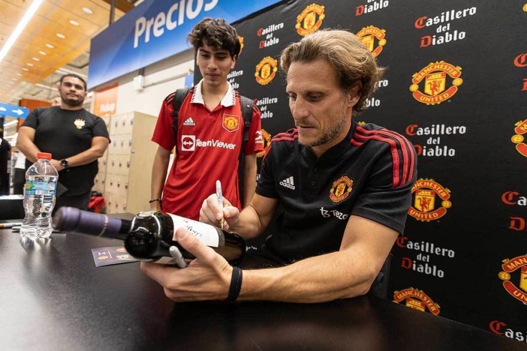 Diego Forlán en Chile.